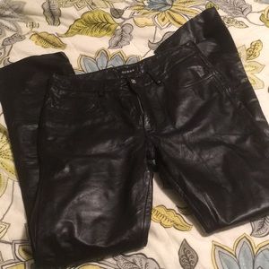 Vintage Guess genuine leather pants